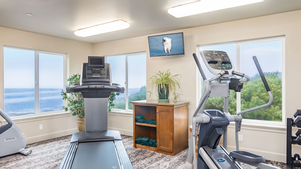 Guest Exercise Room Open Daily Overleaf Lodge & Spa